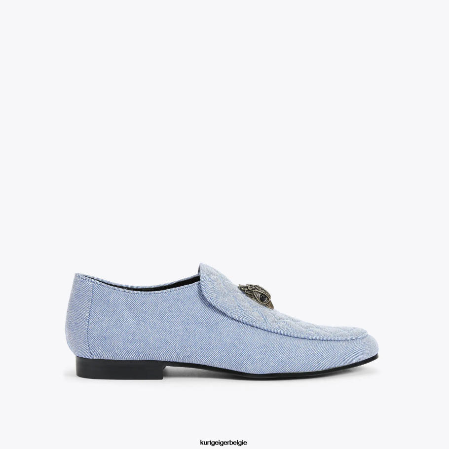 Kurt Geiger Londen Hugh Eagle-denim Heren | schoenen blauw D0N0ZV626