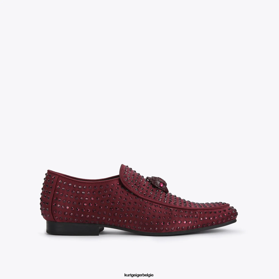 Kurt Geiger Londen Hugh Eagle Drench Stud Heren | schoenen wijn D0N0ZV271