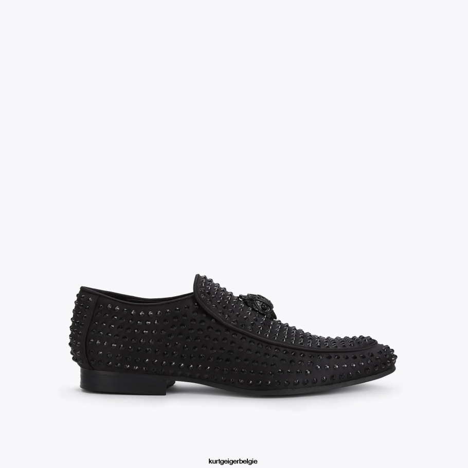 Kurt Geiger Londen Hugh Eagle Drench Stud Heren | schoenen zwart D0N0ZV272