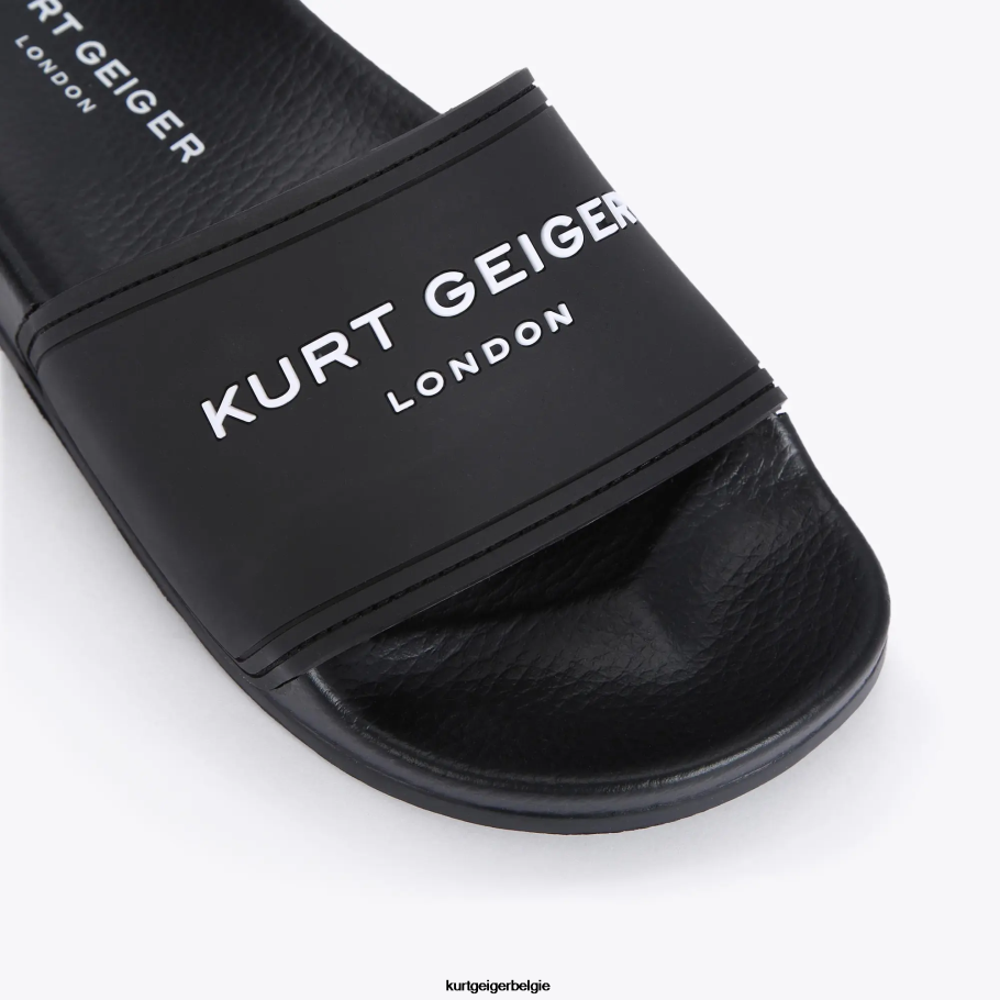 Kurt Geiger Londen kgl zwembadschuifregelaar Heren | schoenen zwart D0N0ZV493