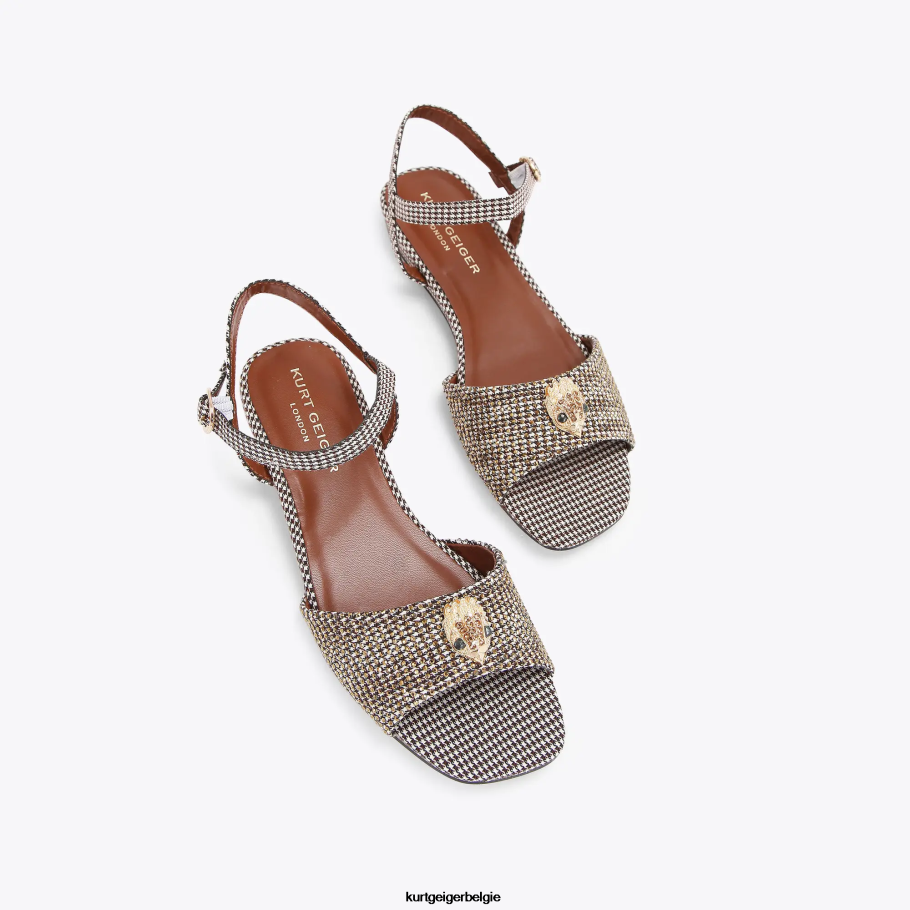 Kurt Geiger Londen mini kensington sandaal kinderen | schoenen goud D0N0ZV481