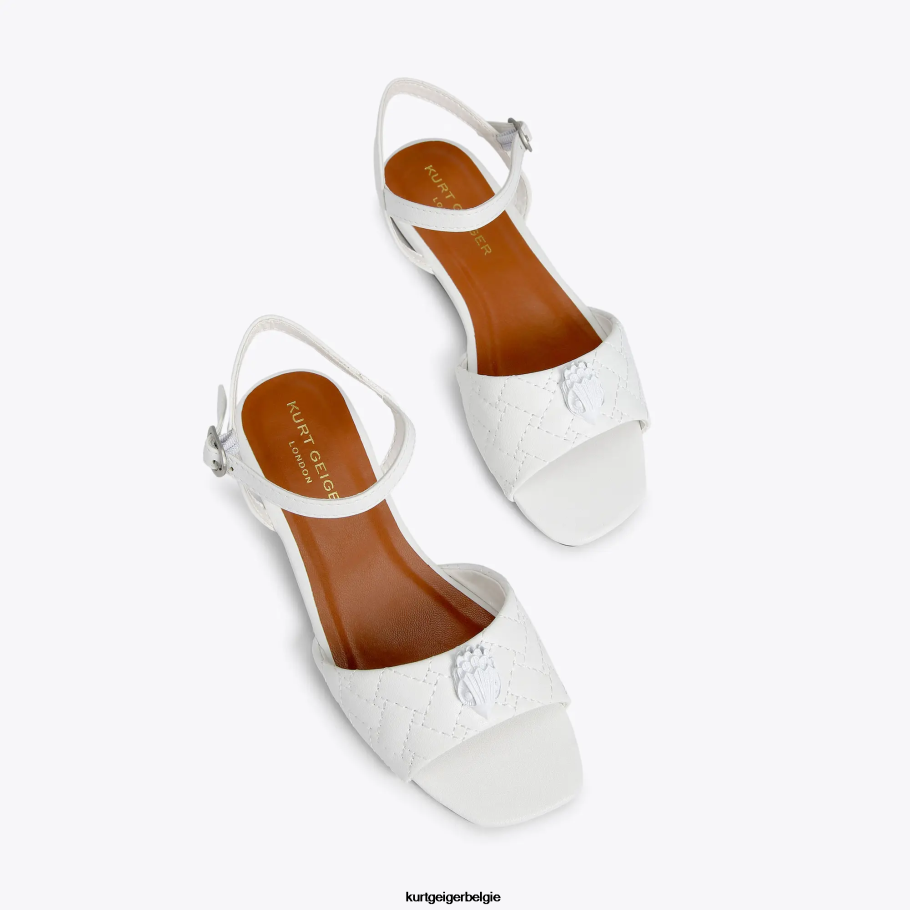 Kurt Geiger Londen mini kensington sandaal kinderen | schoenen wit D0N0ZV484