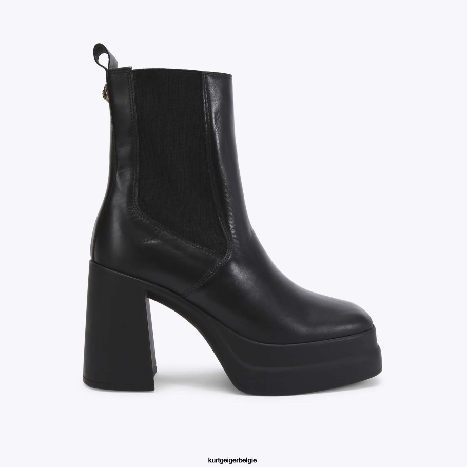 Kurt Geiger Londen stampte Chelsea vrouwen | schoenen zwart D0N0ZV661