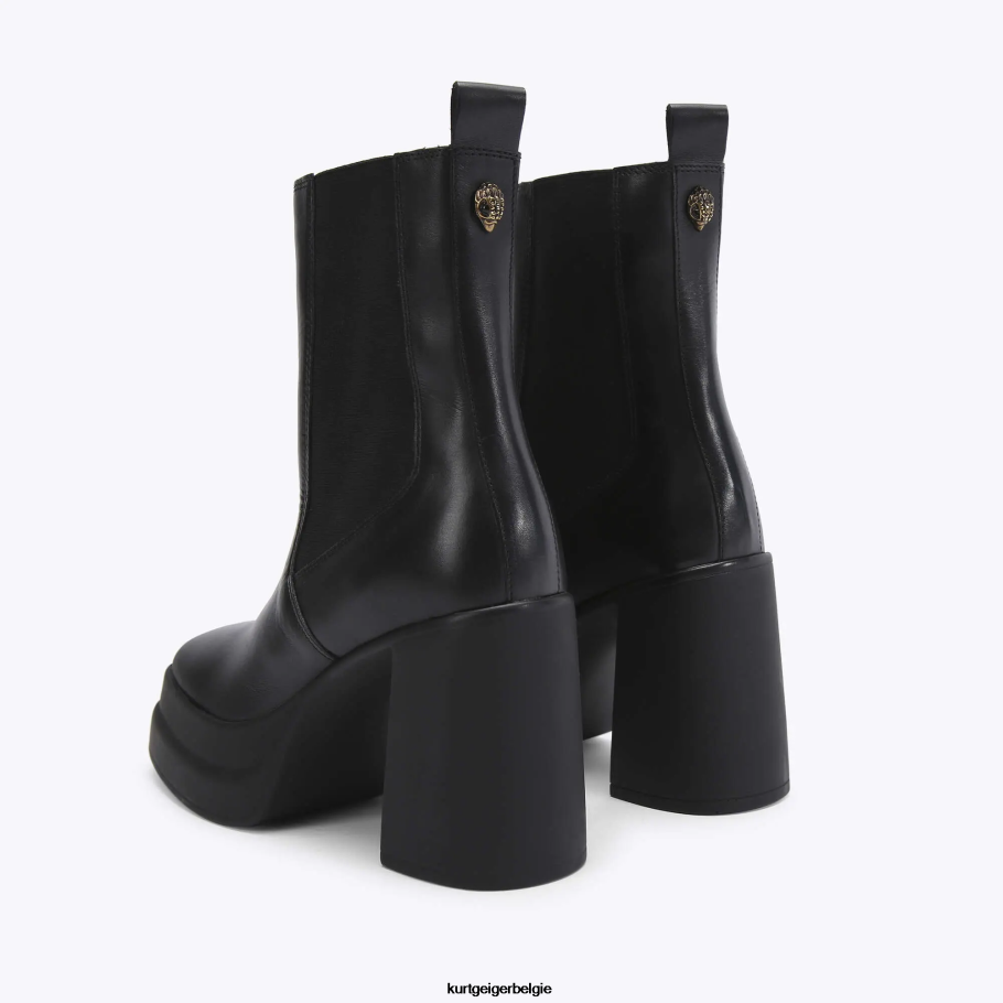 Kurt Geiger Londen stampte Chelsea vrouwen | schoenen zwart D0N0ZV661