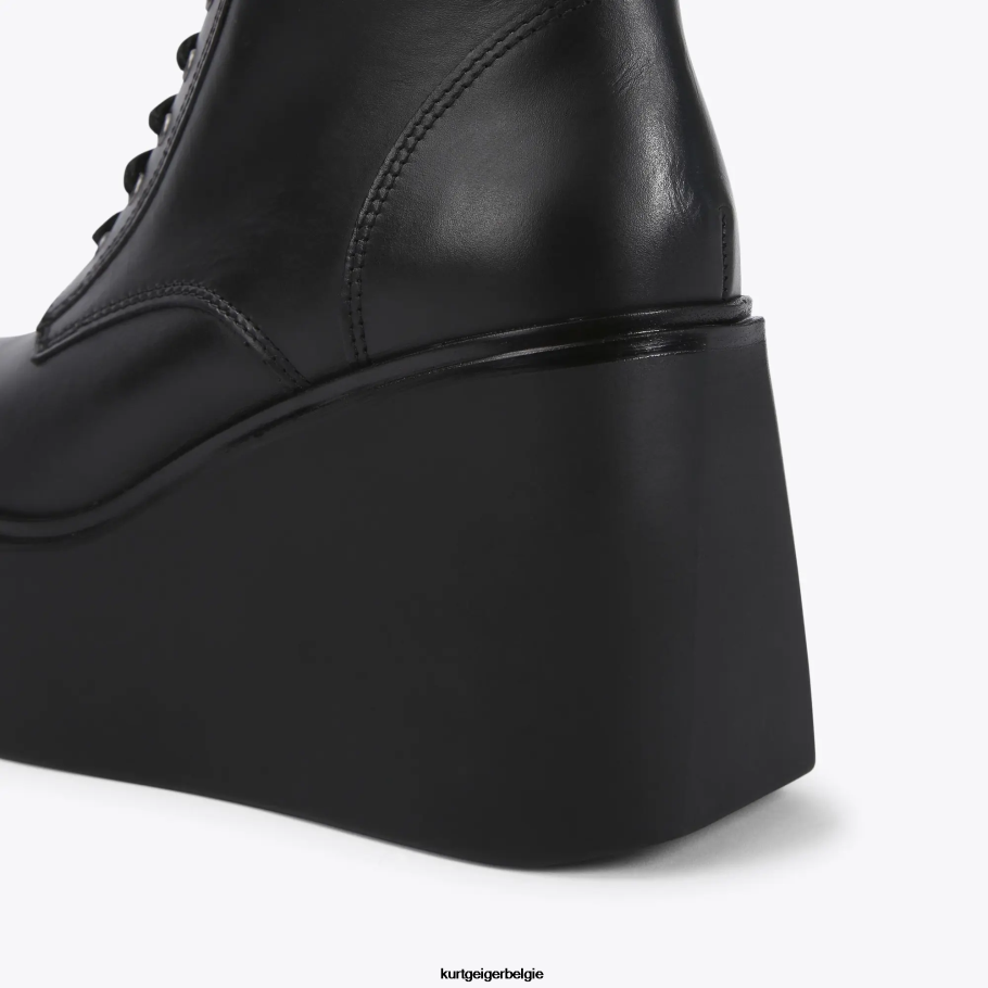 Kurt Geiger Londen statige veterlaars vrouwen | schoenen zwart D0N0ZV662