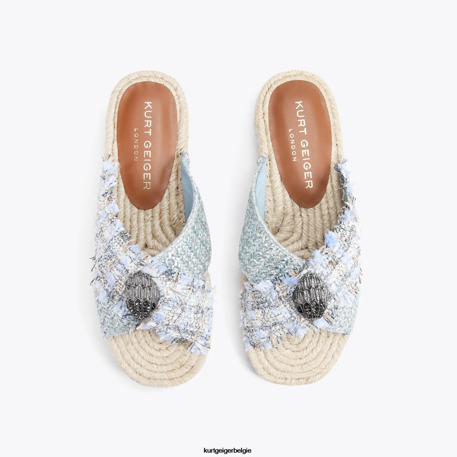 Kurt Geiger Londen Kensington-espadrille vrouwen | schoenen lichtblauw D0N0ZV444