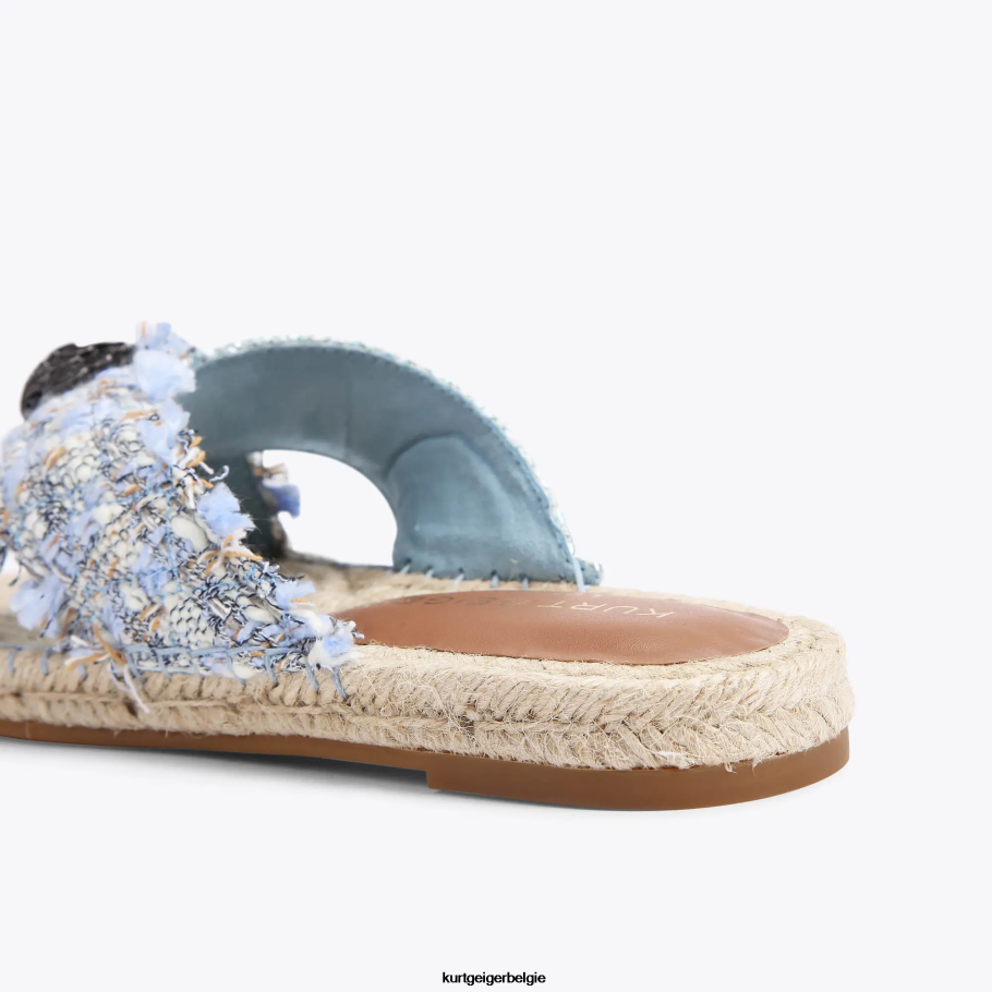 Kurt Geiger Londen Kensington-espadrille vrouwen | schoenen lichtblauw D0N0ZV444