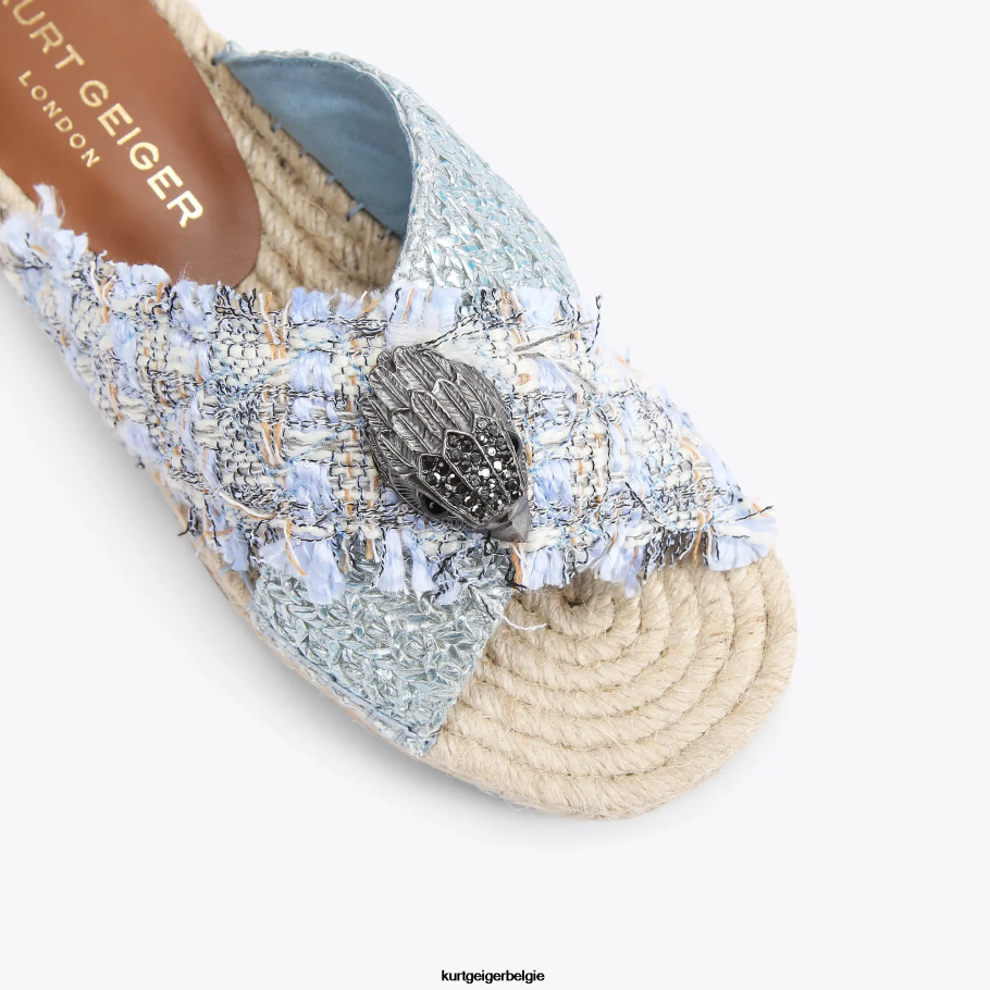 Kurt Geiger Londen Kensington-espadrille vrouwen | schoenen lichtblauw D0N0ZV444