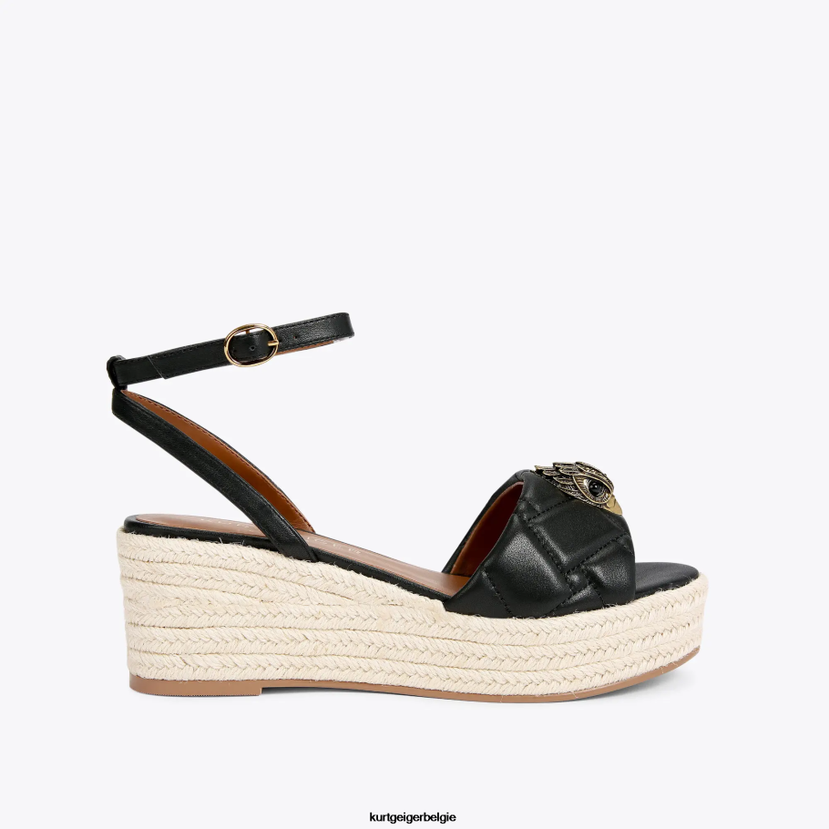 Kurt Geiger london kensington 65 espadrille vrouwen | schoenen zwart D0N0ZV333