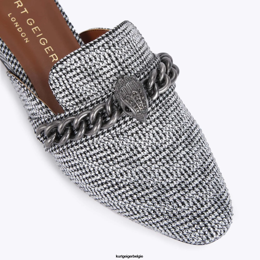 Kurt Geiger Londen Chelsea muilezel vrouwen | schoenen zilver D0N0ZV362