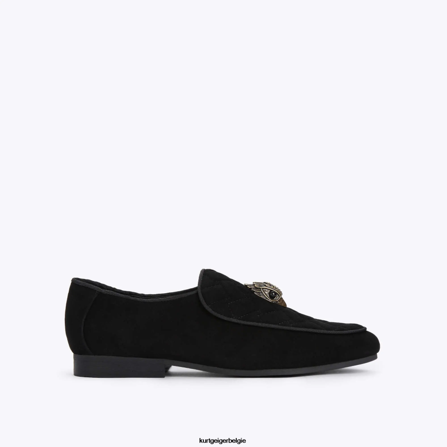 Kurt Geiger London Holly Eagle-loafer vrouwen | schoenen zwart D0N0ZV357