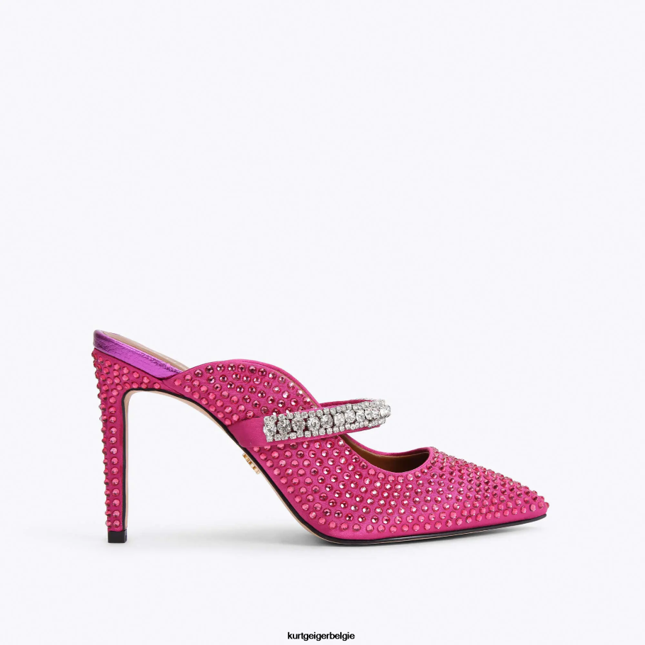 Kurt Geiger Londen Duke kristal vrouwen | schoenen fushia D0N0ZV418