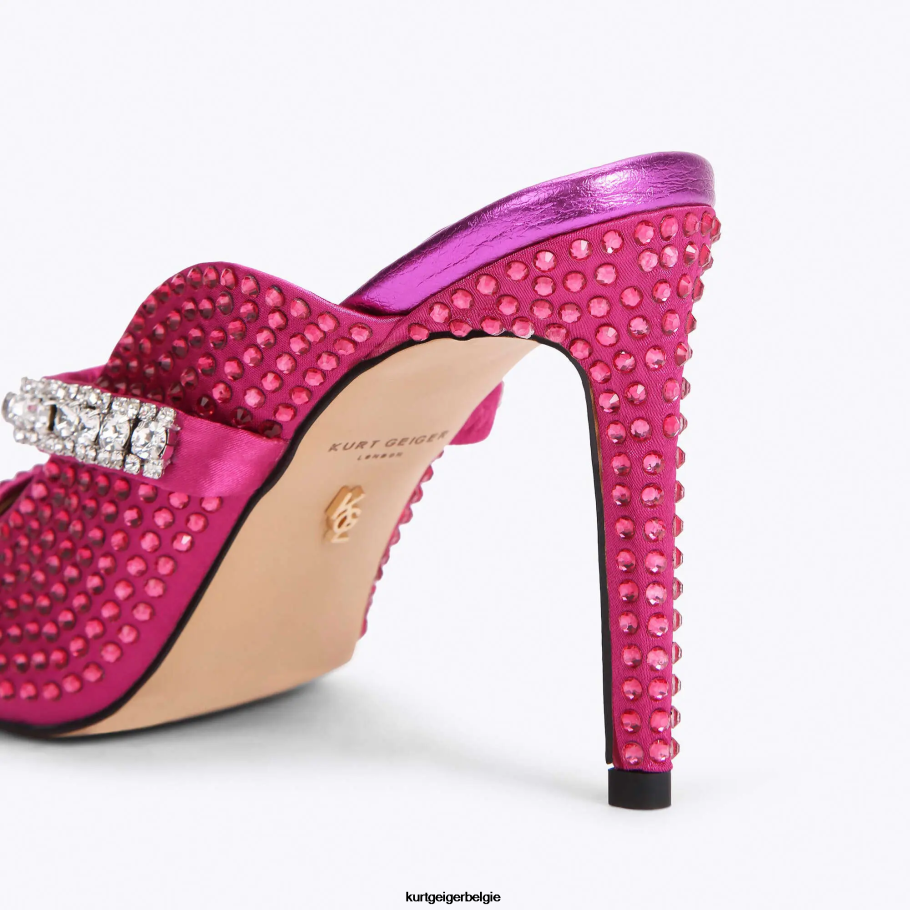 Kurt Geiger Londen Duke kristal vrouwen | schoenen fushia D0N0ZV418