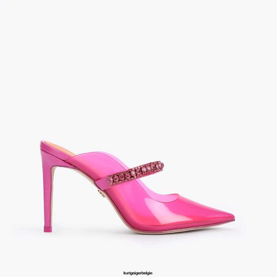 Kurt Geiger Londen Duke-vinyl vrouwen | schoenen fushia D0N0ZV389