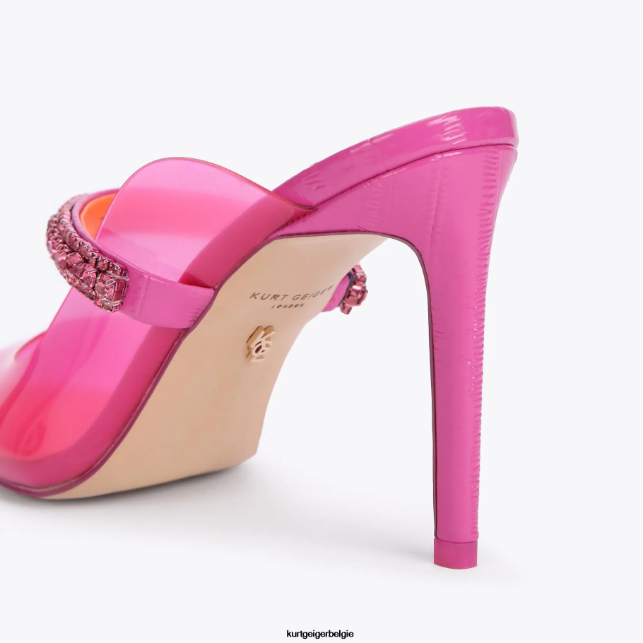 Kurt Geiger Londen Duke-vinyl vrouwen | schoenen fushia D0N0ZV389