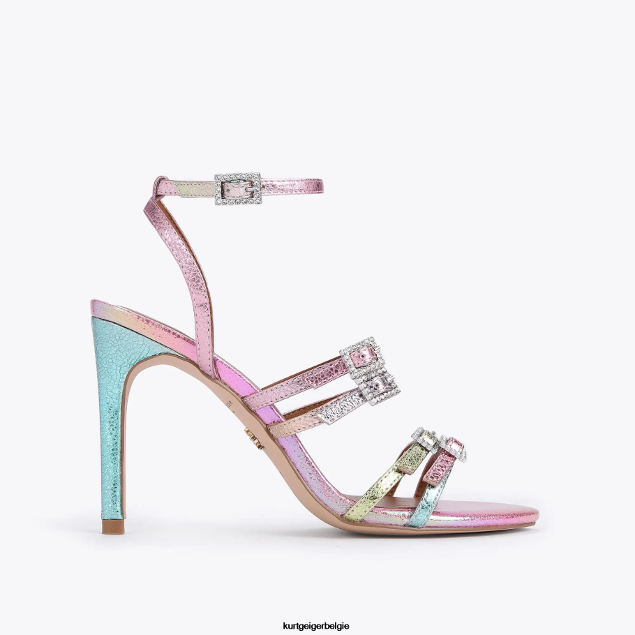 Kurt Geiger Londen Pierra vrouwen | schoenen roze combinatie D0N0ZV377