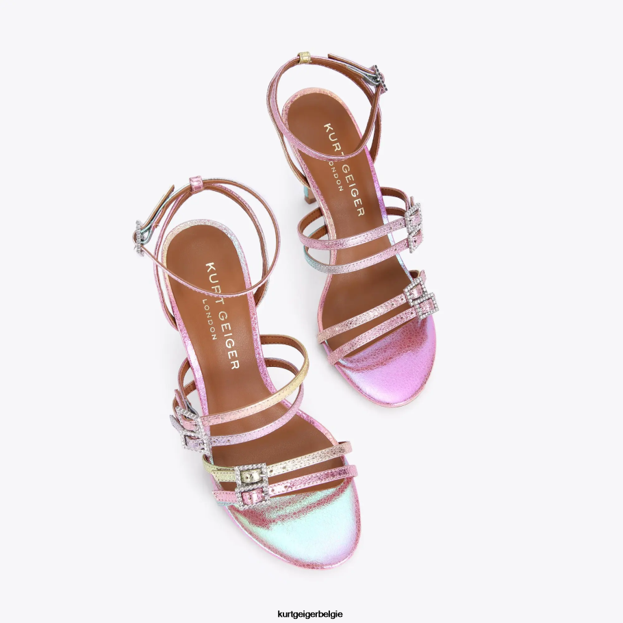 Kurt Geiger Londen Pierra vrouwen | schoenen roze combinatie D0N0ZV377