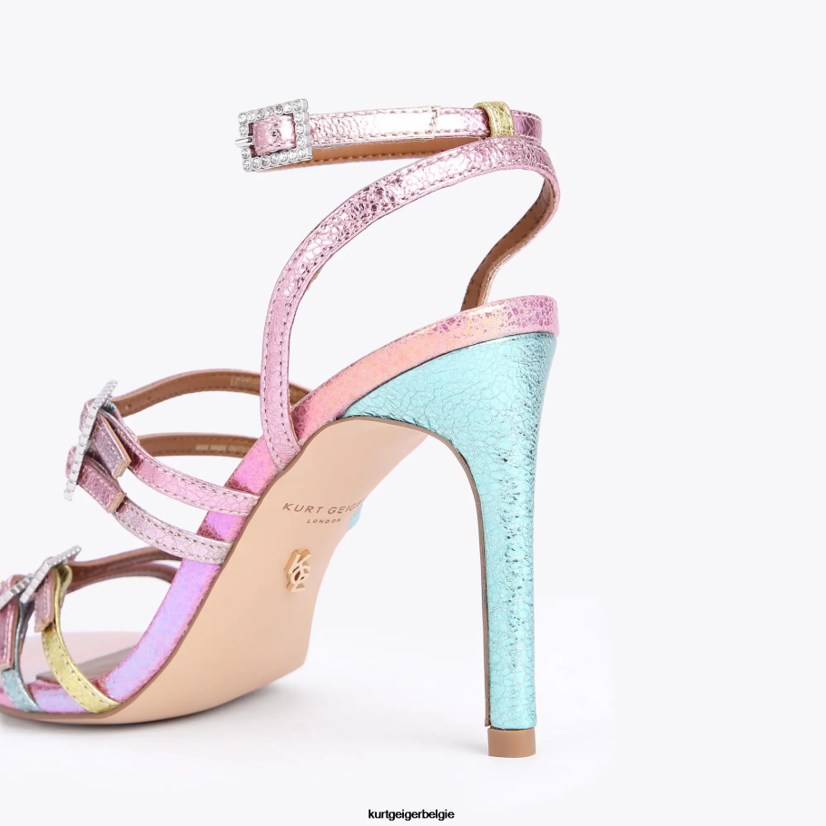 Kurt Geiger Londen Pierra vrouwen | schoenen roze combinatie D0N0ZV377