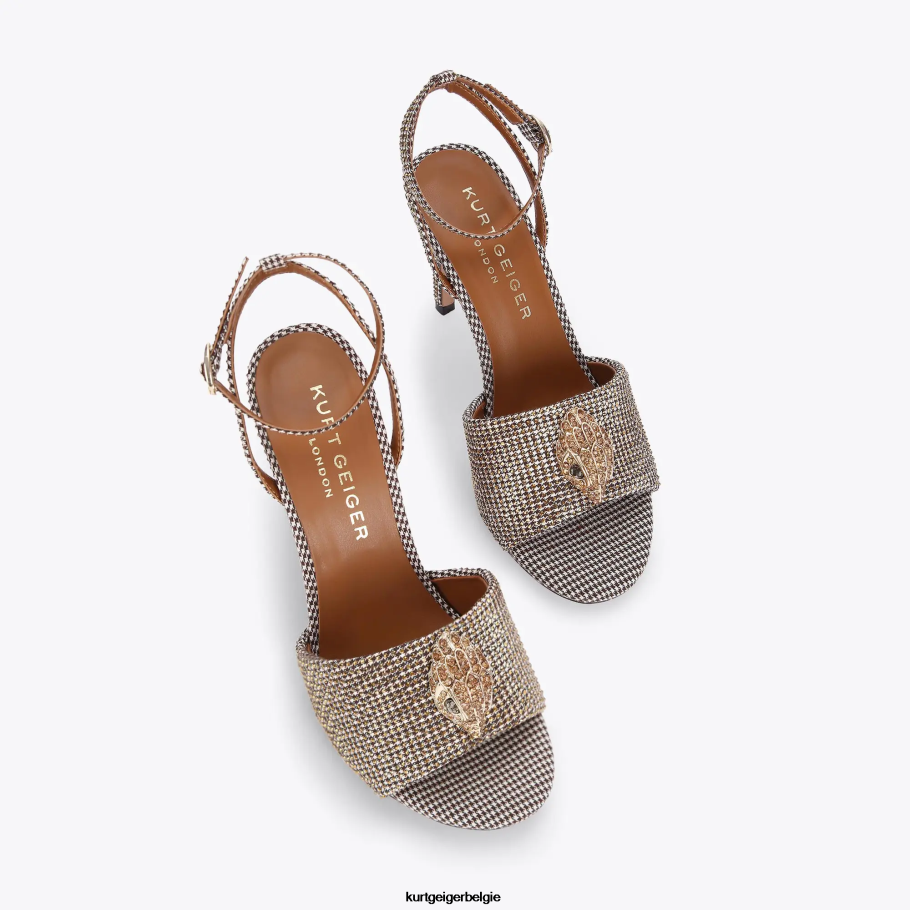 Kurt Geiger Londen kensington sandaal vrouwen | schoenen beige D0N0ZV672