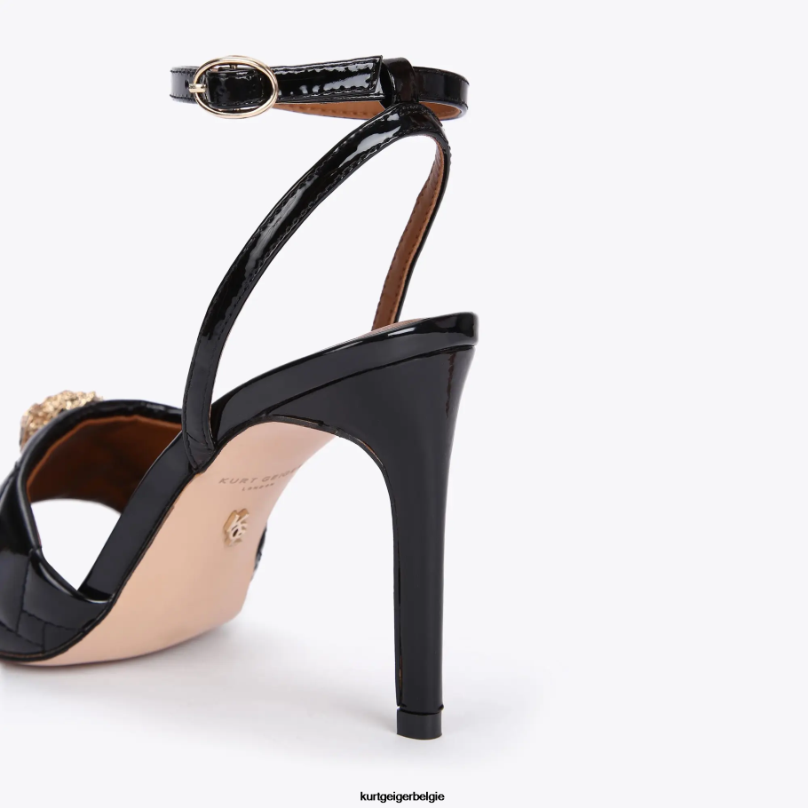 Kurt Geiger Londen kensington sandaal vrouwen | schoenen zwart D0N0ZV671