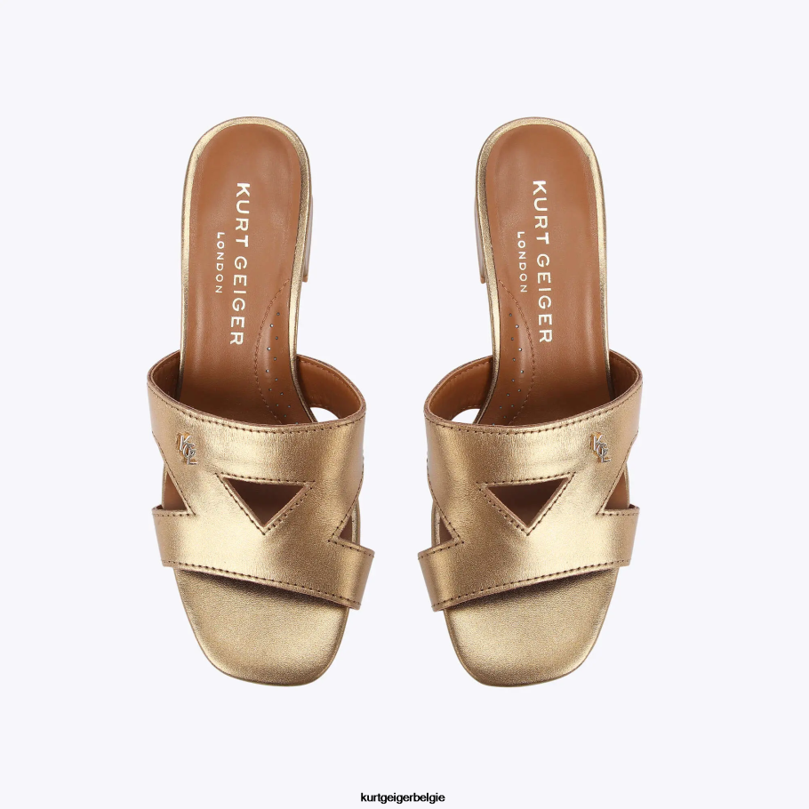 Kurt Geiger Londen odina blok vrouwen | schoenen goud D0N0ZV446