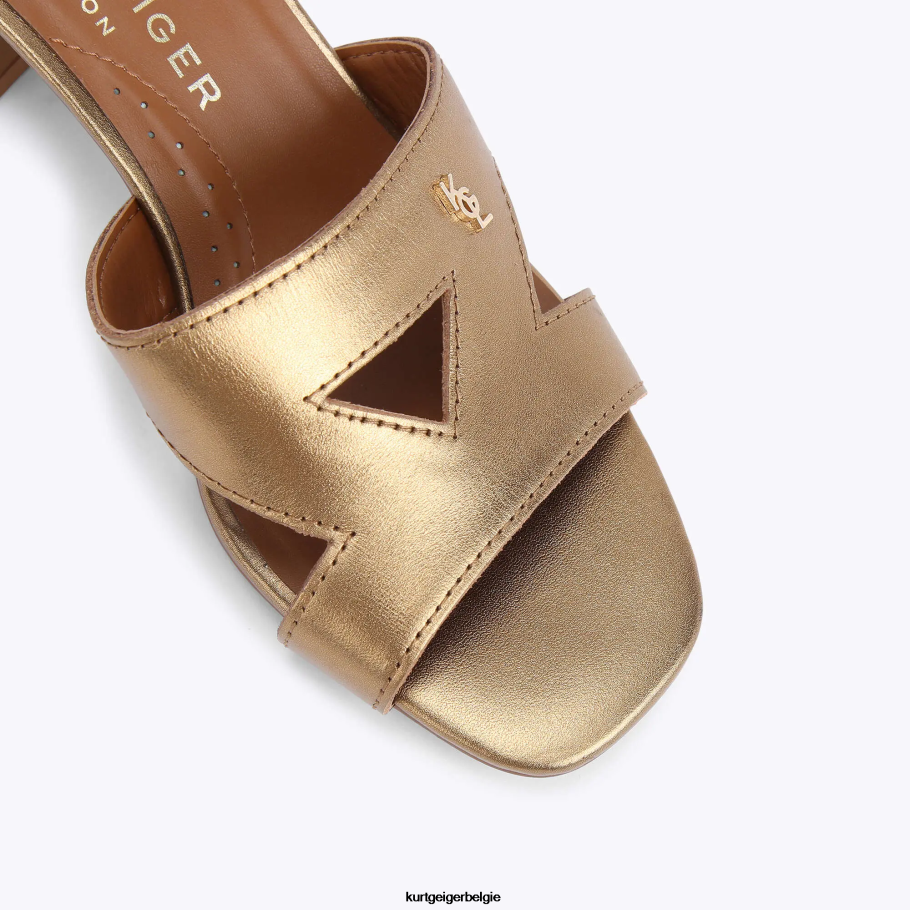 Kurt Geiger Londen odina blok vrouwen | schoenen goud D0N0ZV446