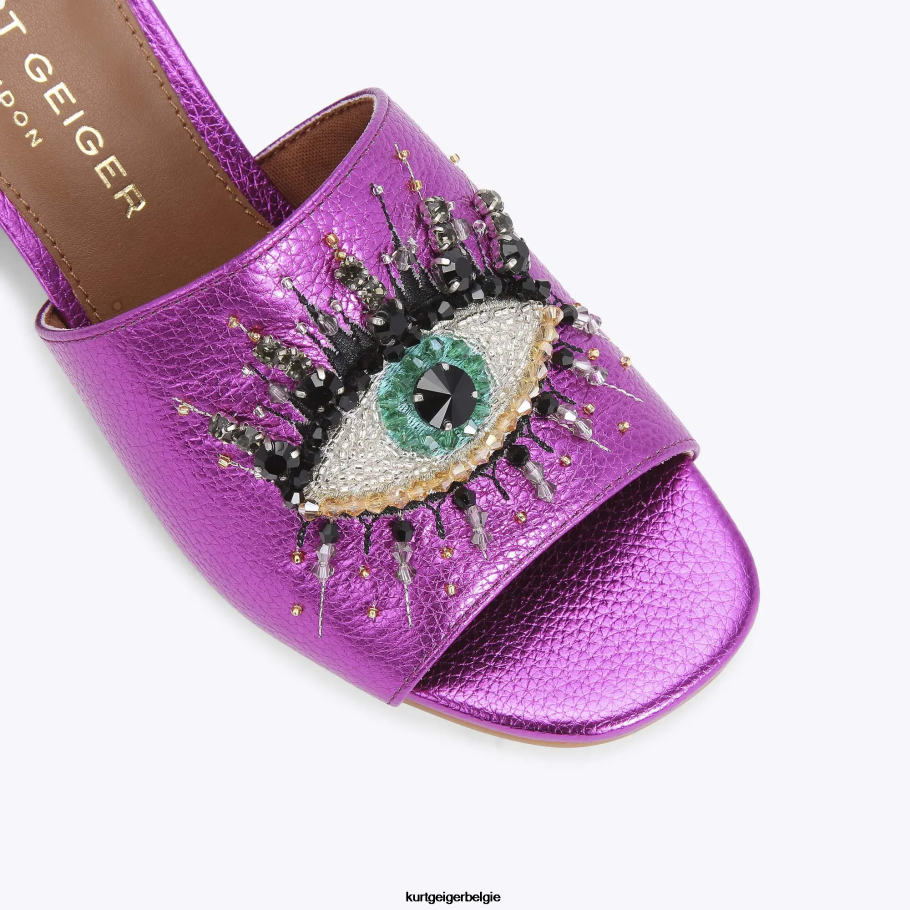 Kurt Geiger Londen olijfblok oog vrouwen | schoenen fushia D0N0ZV666