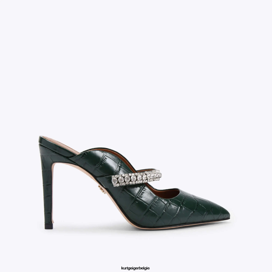 Kurt Geiger Londense hertog vrouwen | schoenen donkergroen D0N0ZV422