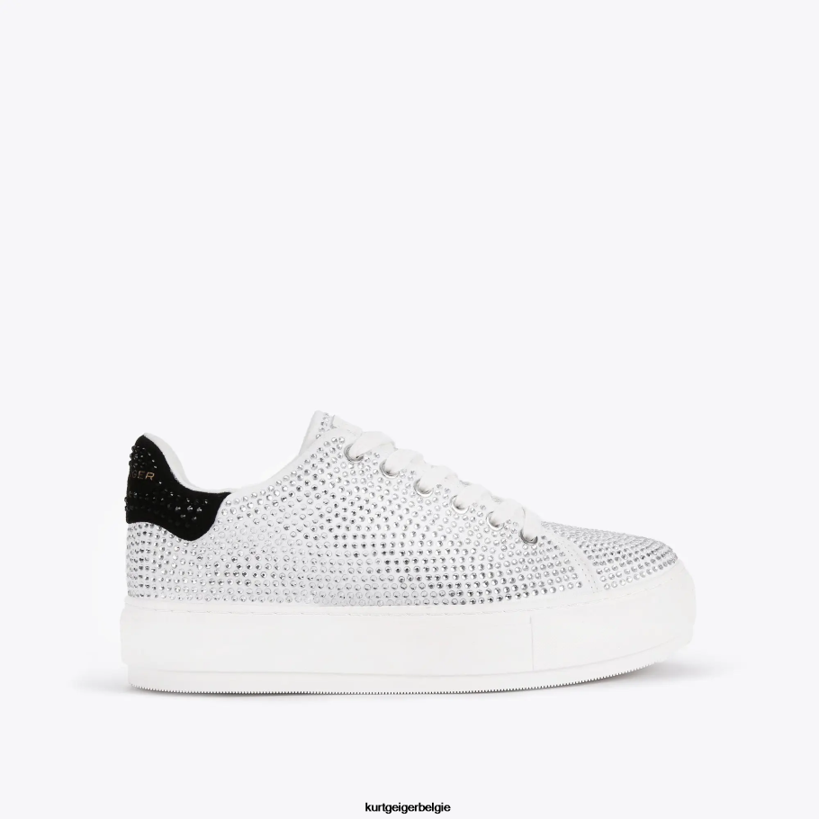 Kurt Geiger Londen Laney kristal vrouwen | schoenen wit D0N0ZV300