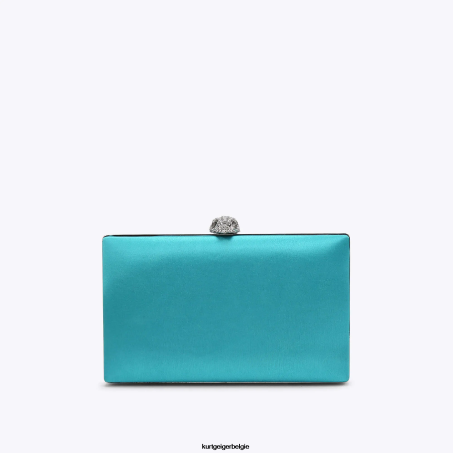 Kurt Geiger Londen kensington clutch vrouwen | Tassen turkoois D0N0ZV60