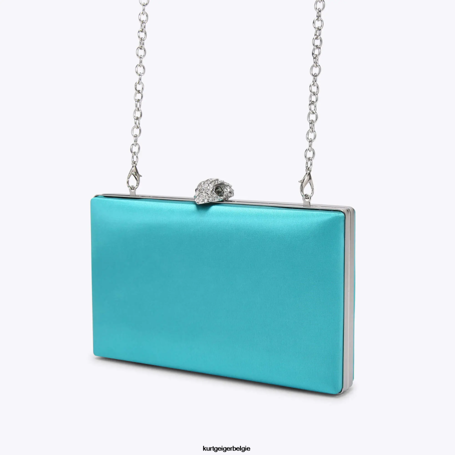 Kurt Geiger Londen kensington clutch vrouwen | Tassen turkoois D0N0ZV60