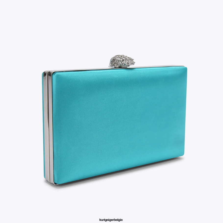 Kurt Geiger Londen kensington clutch vrouwen | Tassen turkoois D0N0ZV60