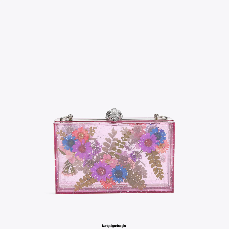 Kurt Geiger London bloembak clutch vrouwen | Tassen roze D0N0ZV477