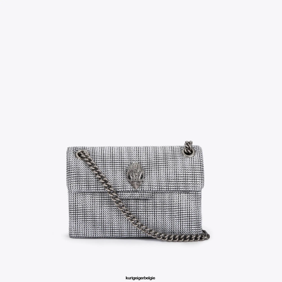 Kurt Geiger Londen stof mini kensington vrouwen | Tassen zilver D0N0ZV35